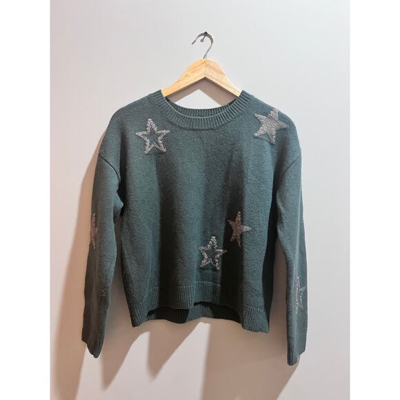 Rails Perci Olive Gold Stars Sweater - Picture 4 of 7